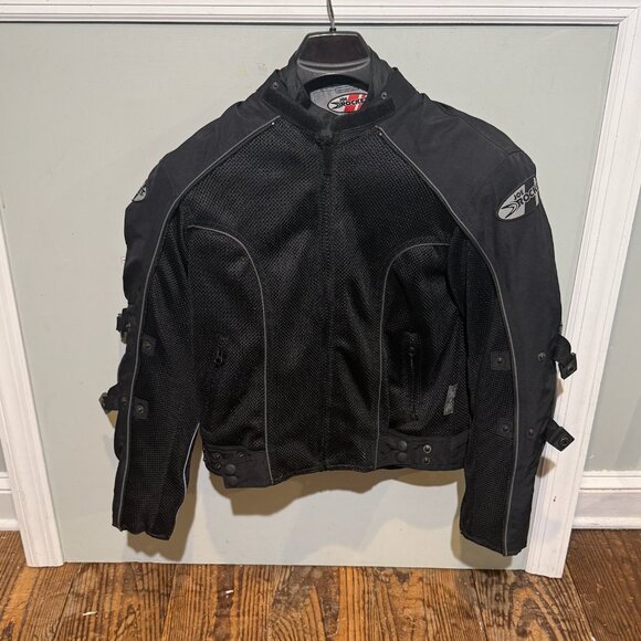 JOE ROCKET Womens Armored Motorcycle Jacket with Zip Out Liner & Padding Size L - Picture 1 of 13